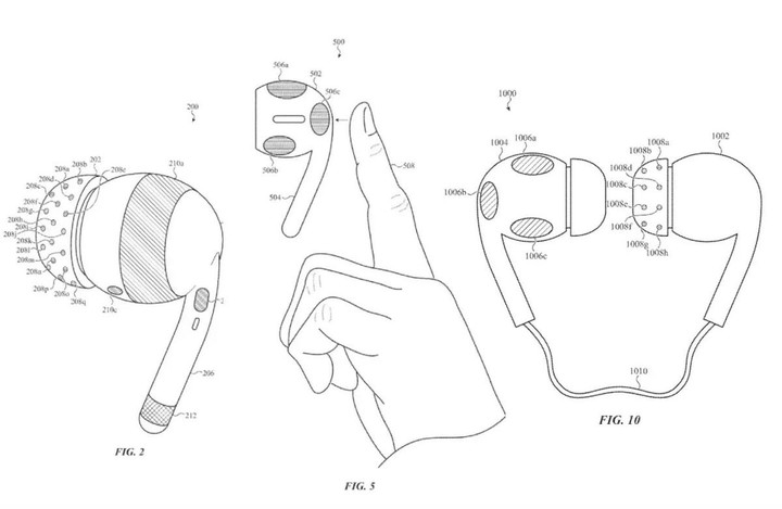 ▲ 苹果曾申请过一款脑电波 AirPods 专利