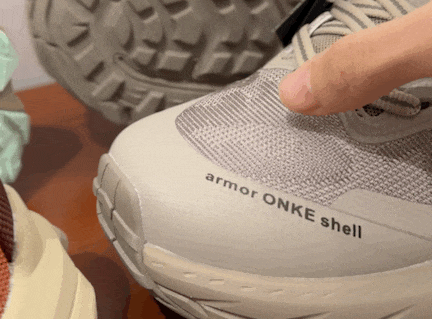 双层贾卡网布紧密度测试👆