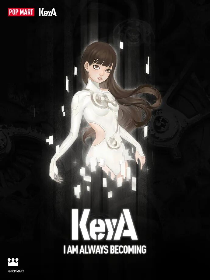 Keya Fp 泡泡玛特预热新IP“KeyA”,一个永远在“生成自我”的女孩,3月13日即将发布KeyA未境之梦系列_新浪财经_新浪网