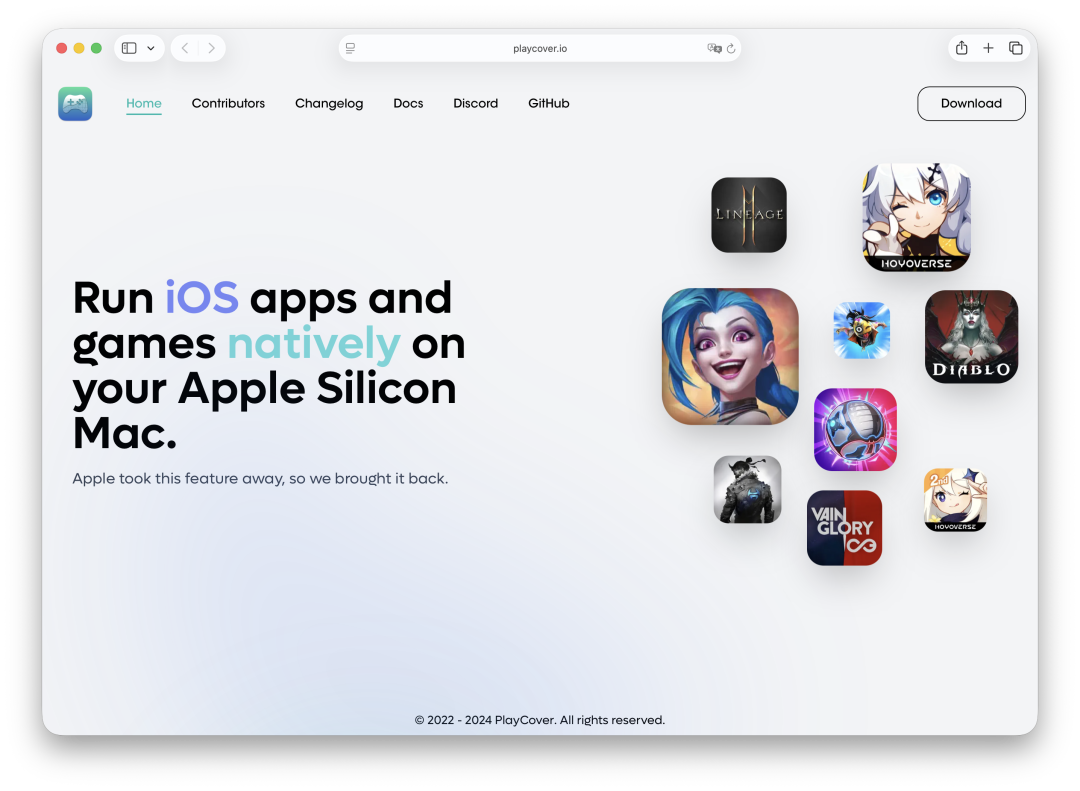 图片来源：PlayCover