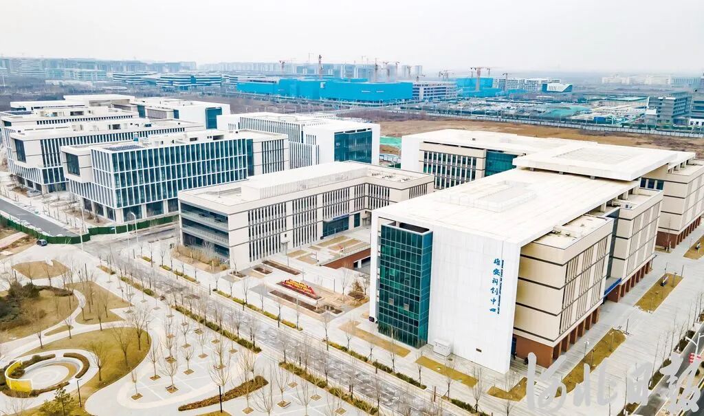 2月6日拍摄的雄安科创中心。河北日报记者 刘光昱 摄