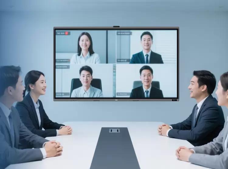 会议软件画面仅为效果展示，请以实物为准