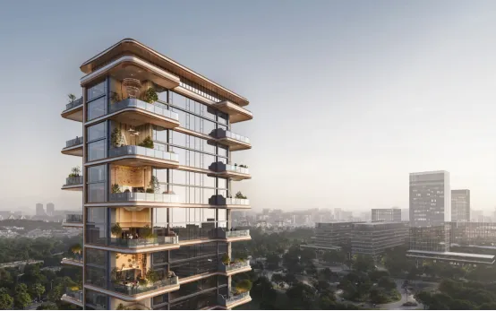 ▲龙湖御湖境后果图