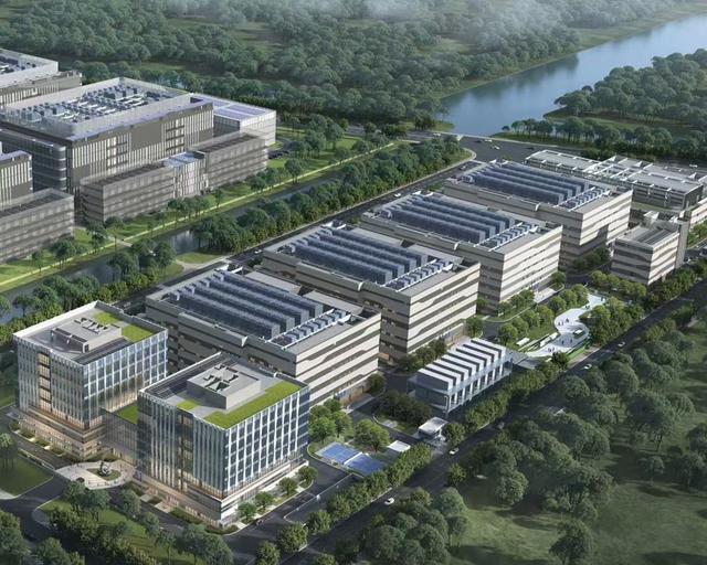 中国电信临港信息园二期项目效果图。