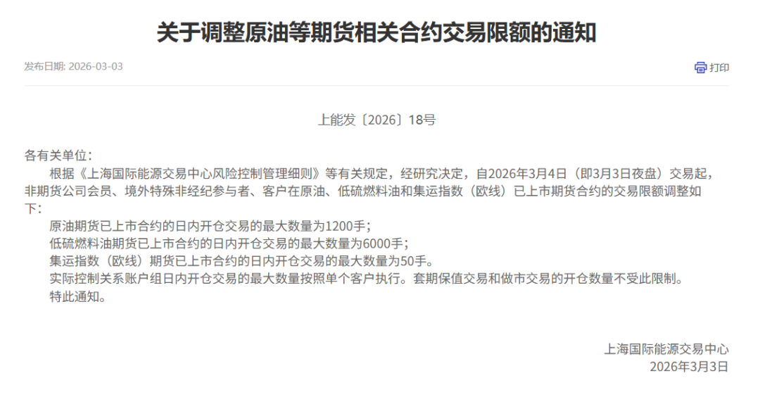 图片来源：上期能源网站