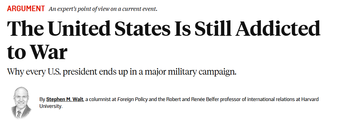 △《外交政策》网站报道截图