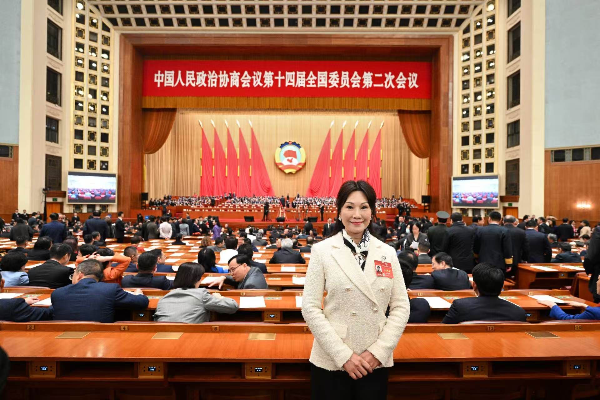 全国政协委员、香江集团董事长翟美卿 &nbsp;企业供图