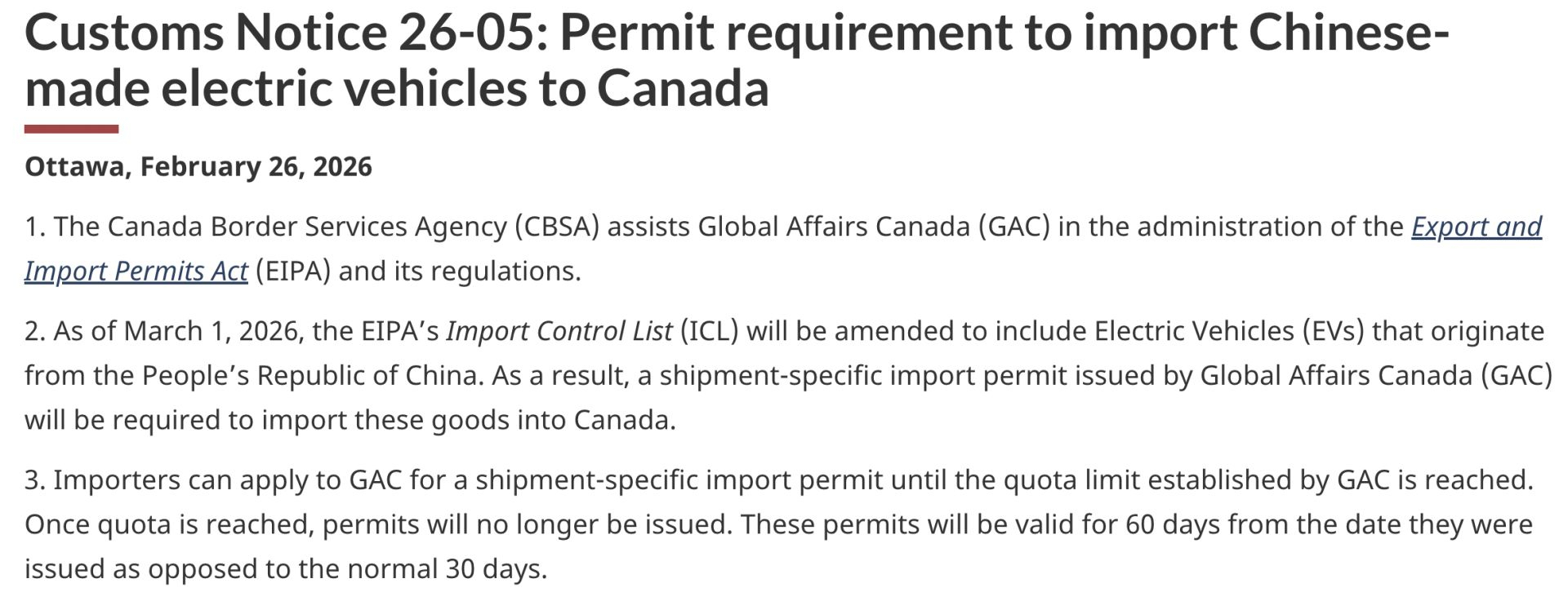 图片来源：加拿大政府官网