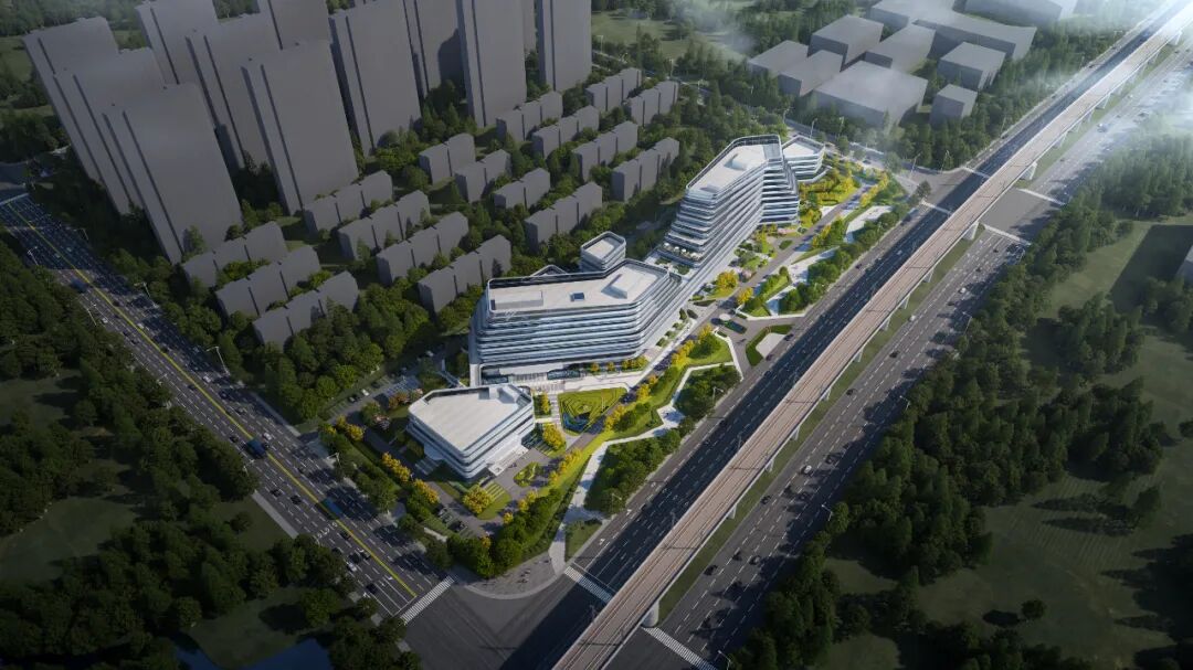 ▲ 星谷科创中心俯视效果图