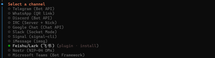 图4-5. 选择飞书
