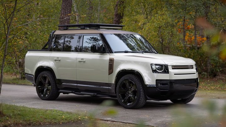 ▲ 第三方改装的卫士皮卡