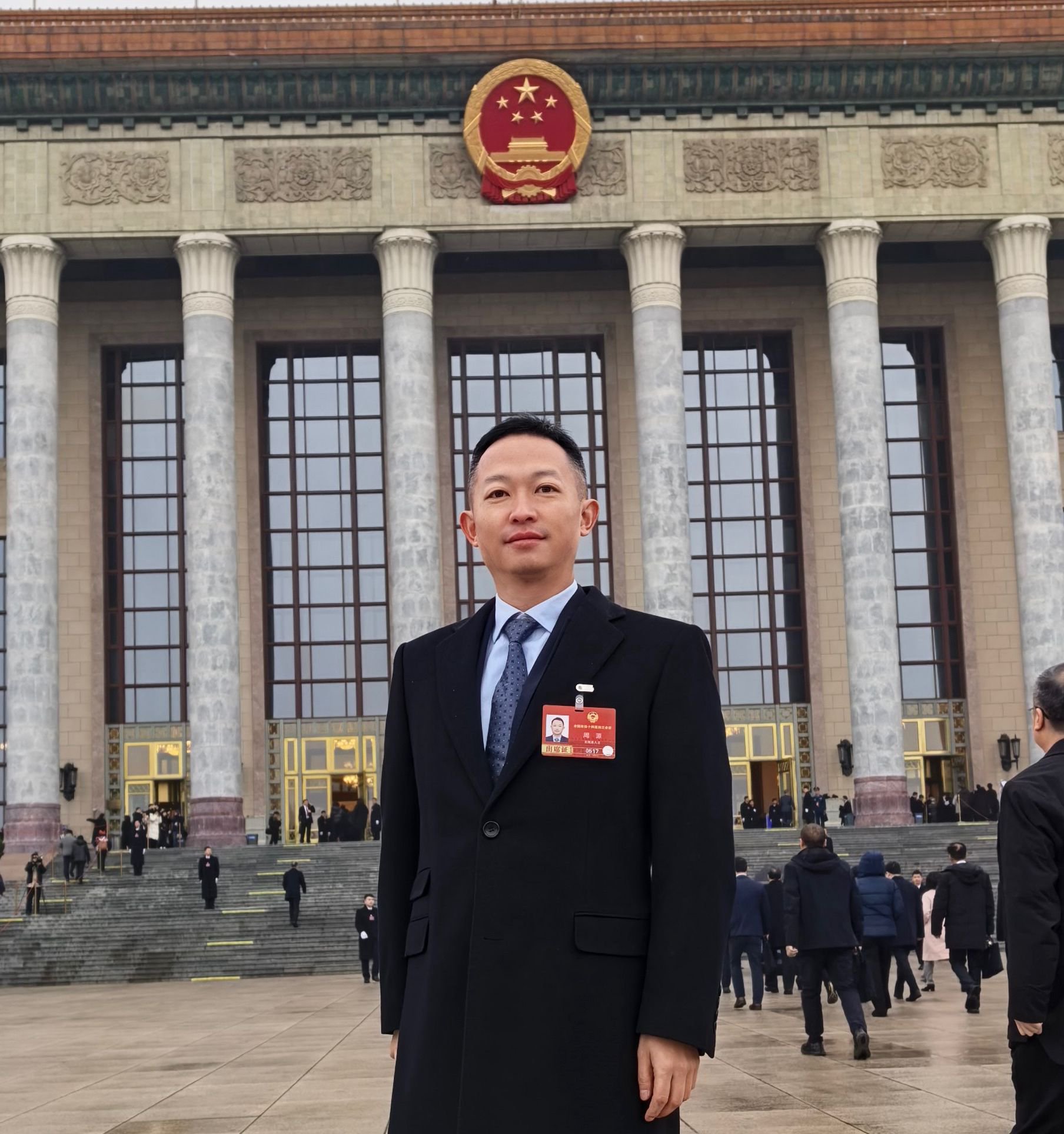 全国政协委员、社会和法制委员会委员、知乎创始人周源，图片来源：知乎方面提供