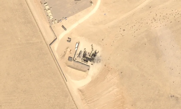 卫星图像显示中东5处雷达系统遭袭