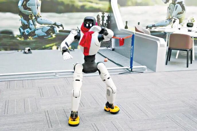 具身智能机器人正在跳舞