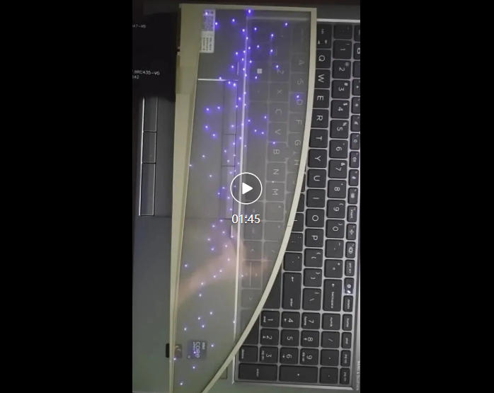 △纳米银线透明星空顶样品演示