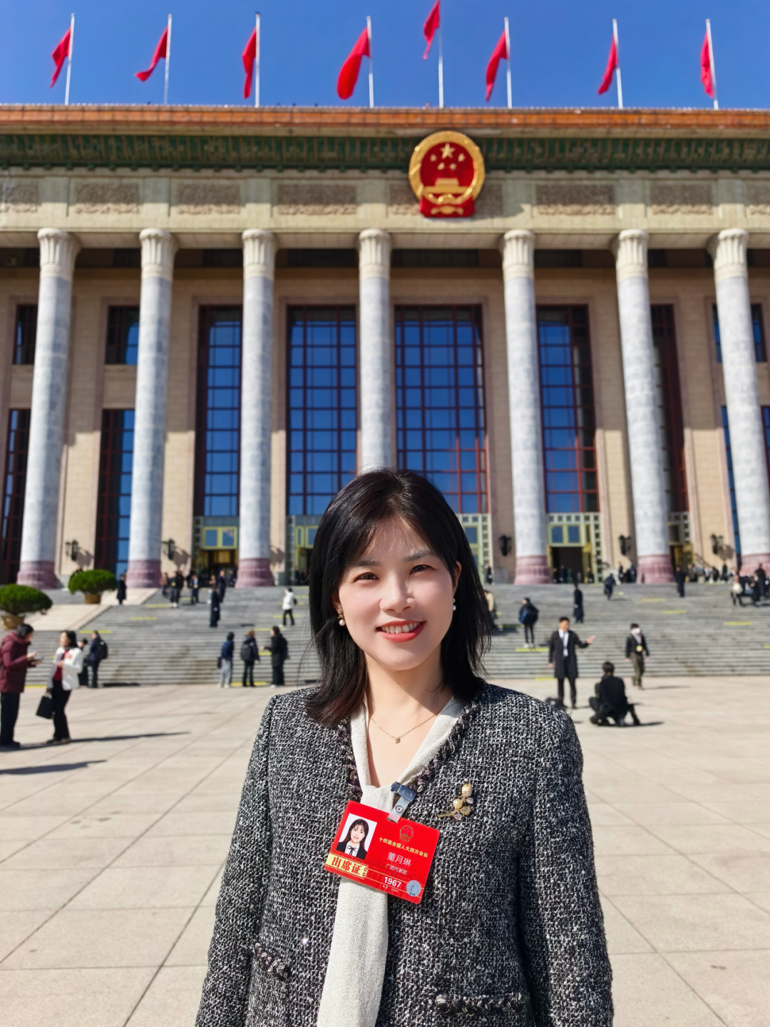 ▲全国人大代表、柳州工学院语言文化与国际教育学院院长董月琳。受访者供图