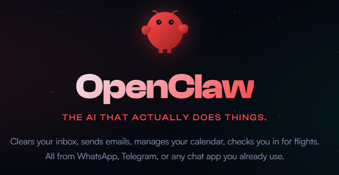 图片来源：OpenClaw官网