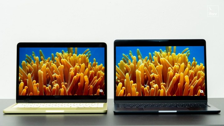 ▲ 左：MacBook Neo，右：MacBook Air