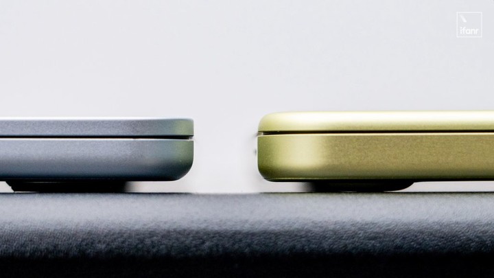 ▲ 左：MacBook Air，右：MacBook Neo