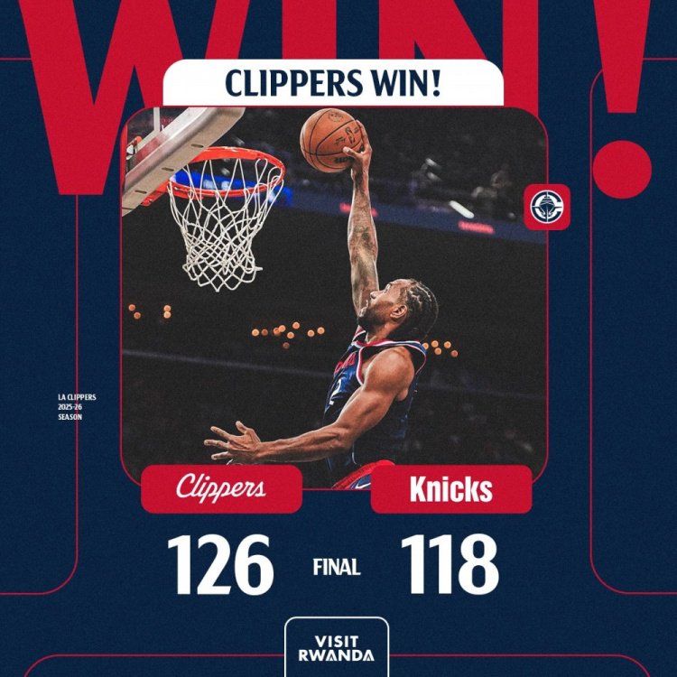 机器人稳定输出！快船官方晒赢球海报：伦纳德单臂劈扣登上封面