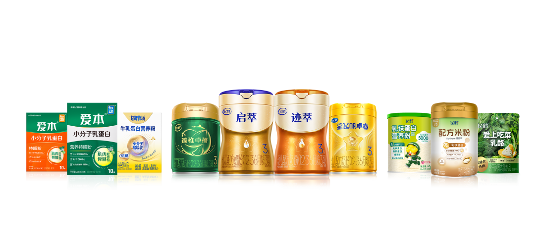 飞鹤全生命周期功能营养产品矩阵