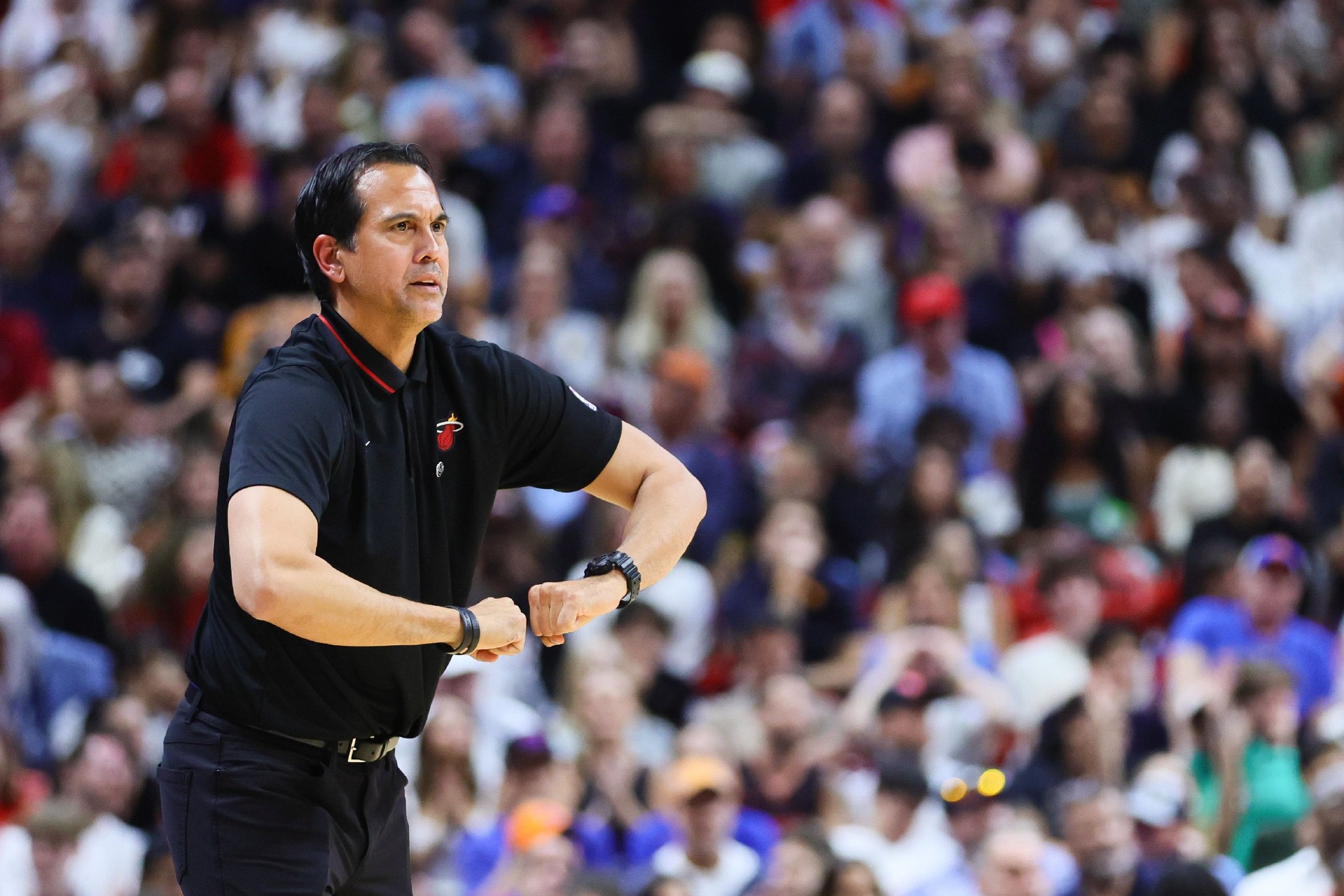 斯波：想设计些暂停后的战术给阿德巴约得分 又怕干扰比赛的节奏