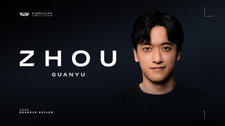▲ 周冠宇目前效力于凯迪拉克 F1 车队