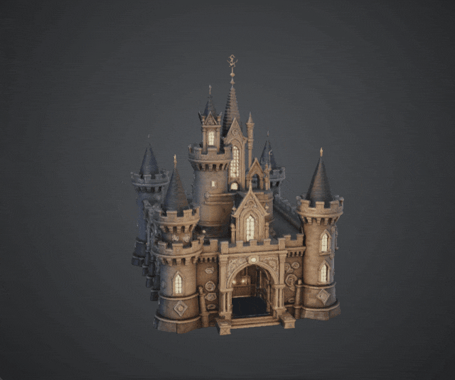 H3.1 生成的城堡效果