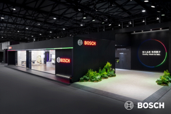 图：AWE 2026 博世家电展区： “博世家电品质之家 ”