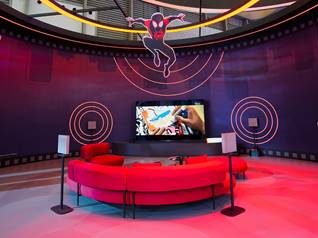 AWE2026现场，电影、游戏及动画三大家庭娱乐场景体验区