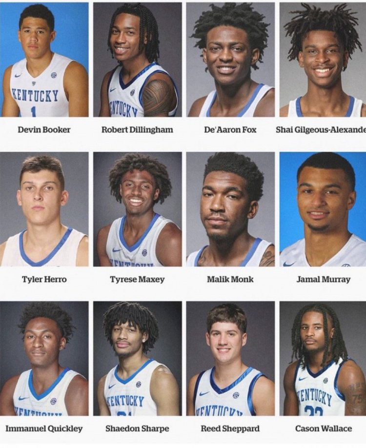 肯塔基出品后卫猛将如云：SGA 布克 福克斯 马克西 穆雷 谢泼德等