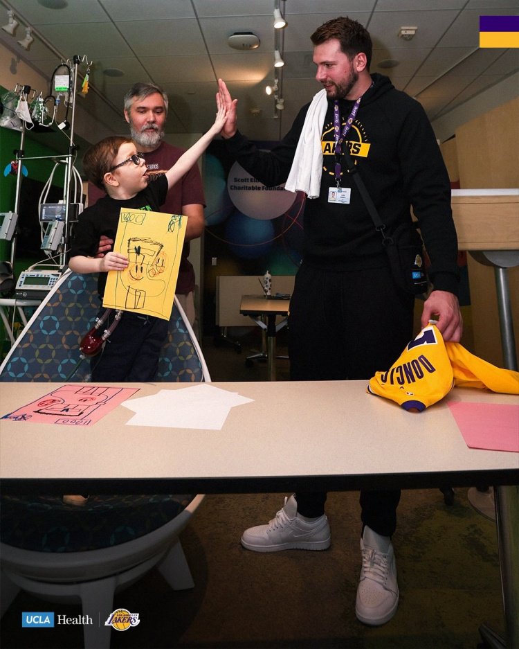 此前去看病患！东契奇：置身其中才懂健康最重要 它是最宝贵财富