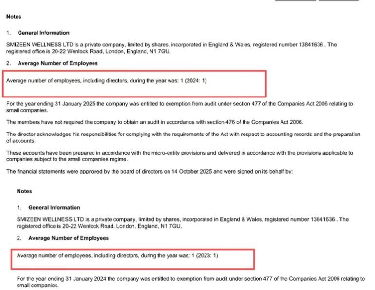 图片来源：英国公司注册处官网截图
