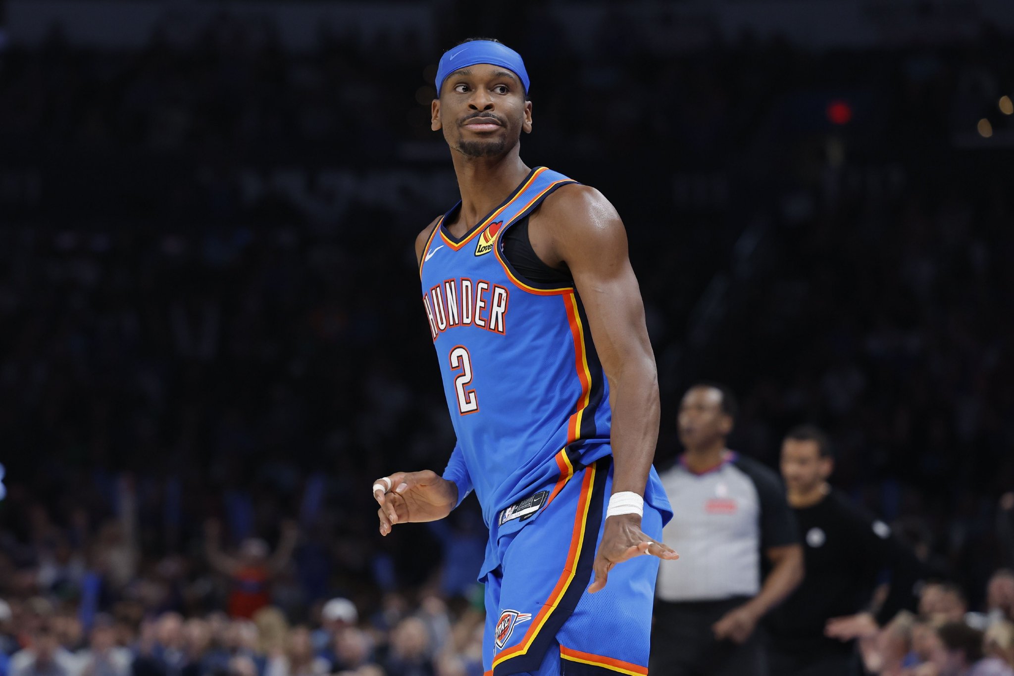 SGA谈连续20+纪录今晚差点中断：除了赢球 其他我都不在乎