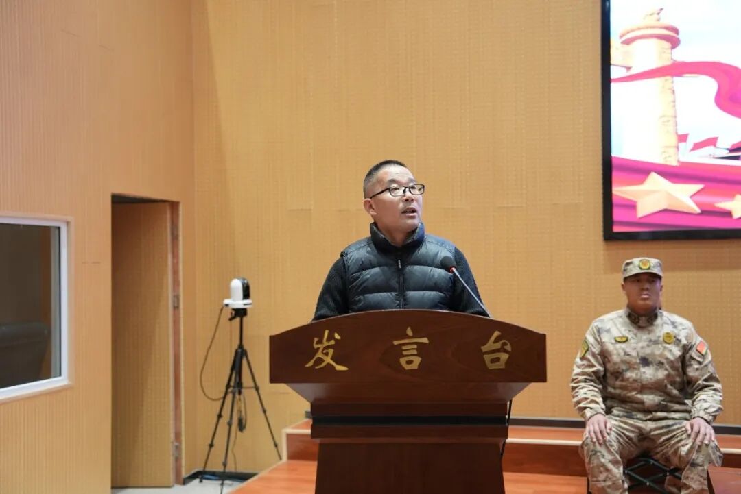 新兵家长代表发言
