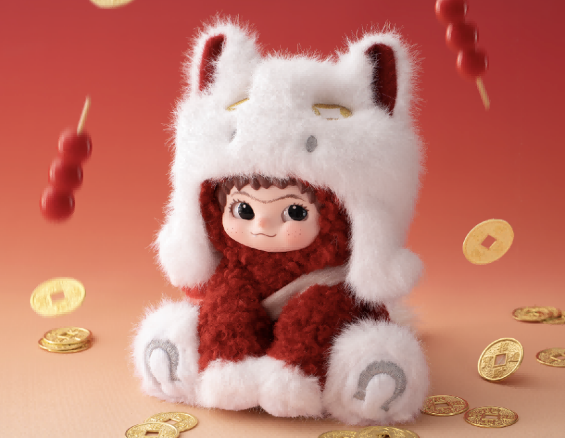 （BRTV北京广播电视台春节联欢晚会WAKUKU联名款“雪福蹄蹄”）