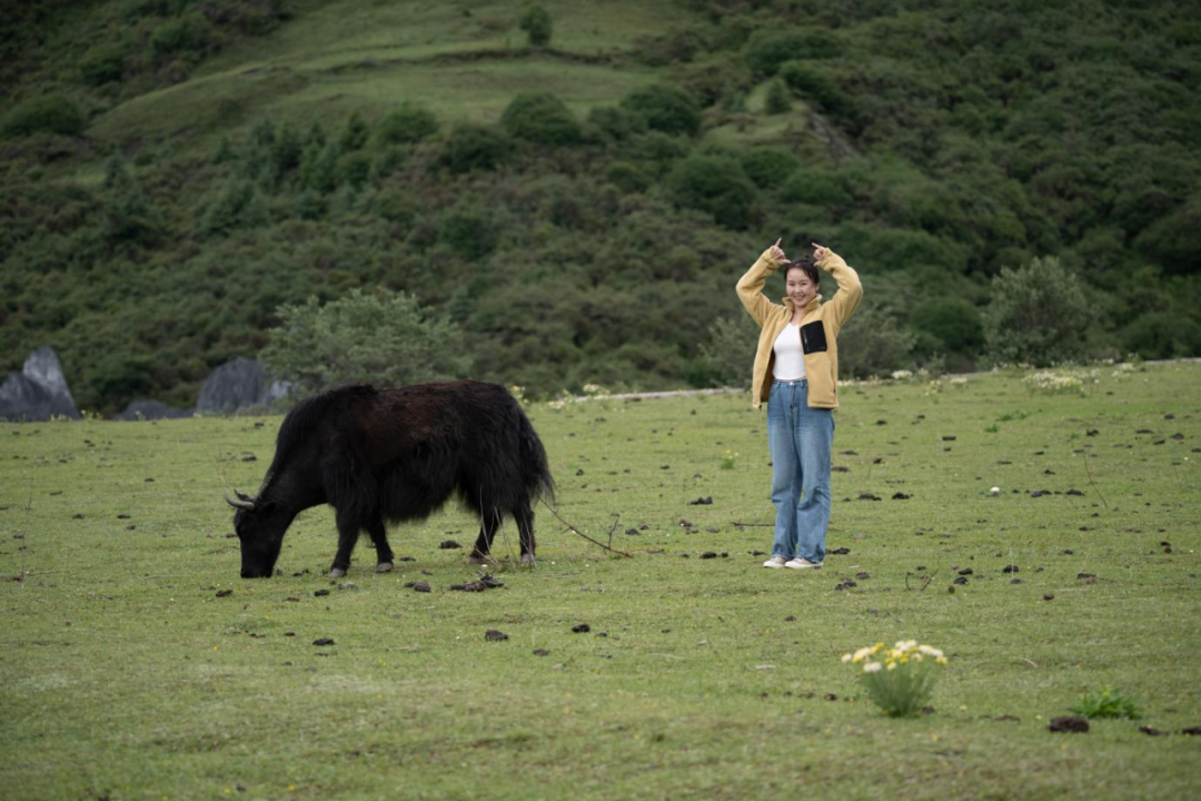 图：生活里的郭郭也喜欢尝试新鲜事物，充满活力