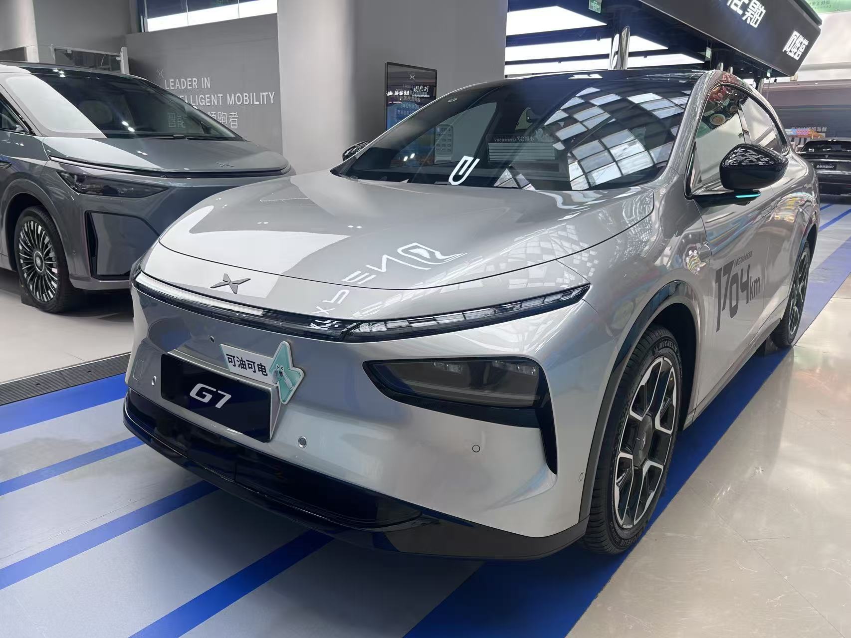 小鹏G7 时代周报记者摄