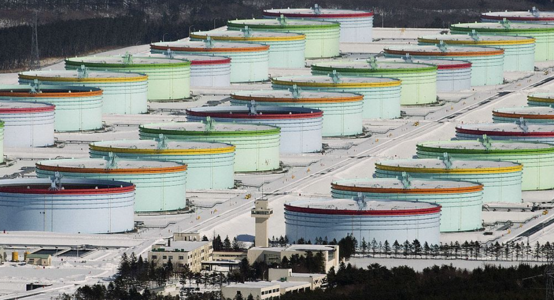 ▲日本石油储备（图源/新华网）