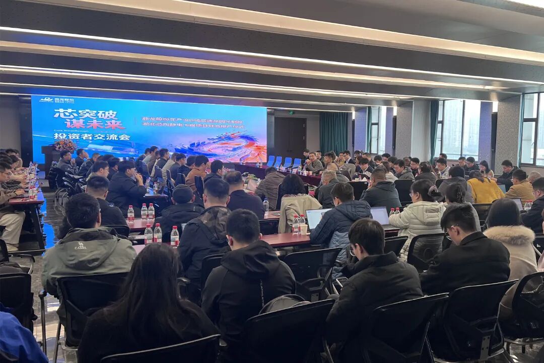 投产仪式后，投资者在鼎龙本部交流座谈