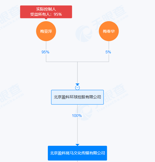 盈科斑马股权结构 图片来源：天眼查截图