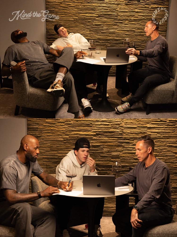 期待住！詹姆斯晒照预热 里夫斯将做客自己的播客《球场大脑》