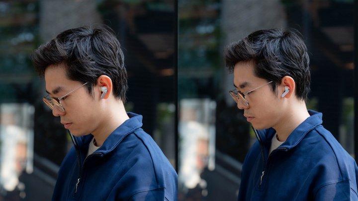 ▲ Galaxy Buds4 Pro（左）和 Galaxy Buds4（右）