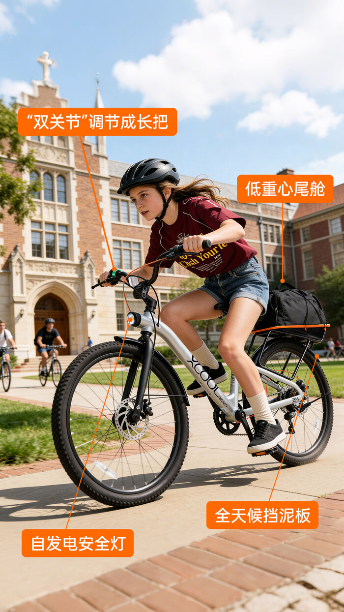 优贝“光轮成长车”设计细节