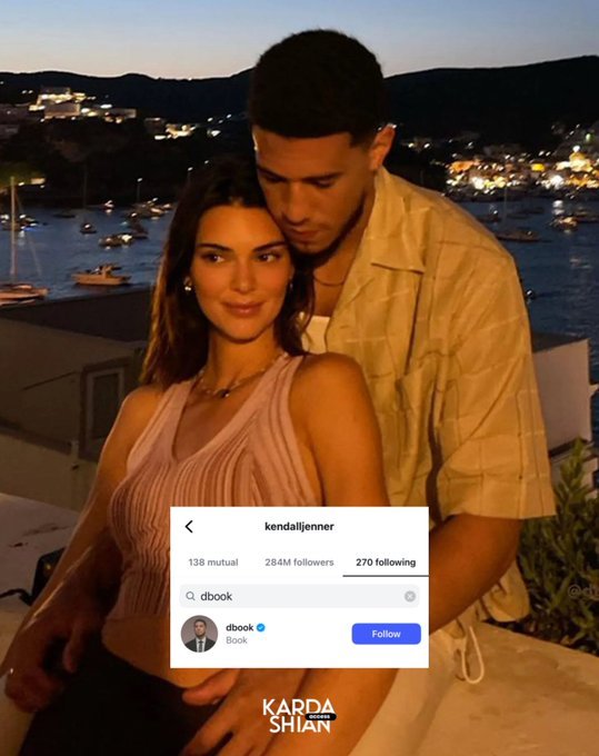 衣不如新人不如故？肯豆Ins再次关注布克 两人恢复互关状态