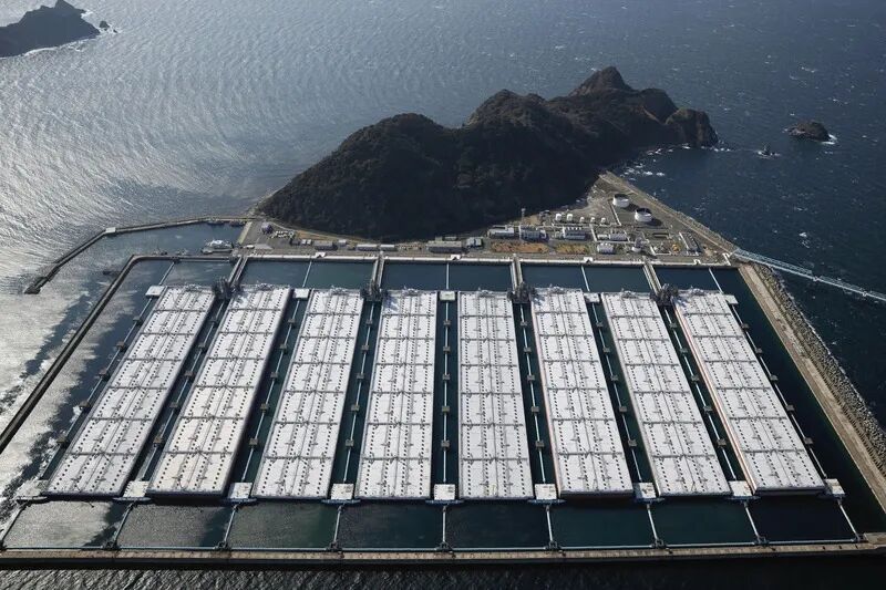 3月12日，日本国度石油储备基地。