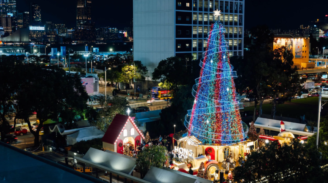 上图：中环 “冬日仙境”活动