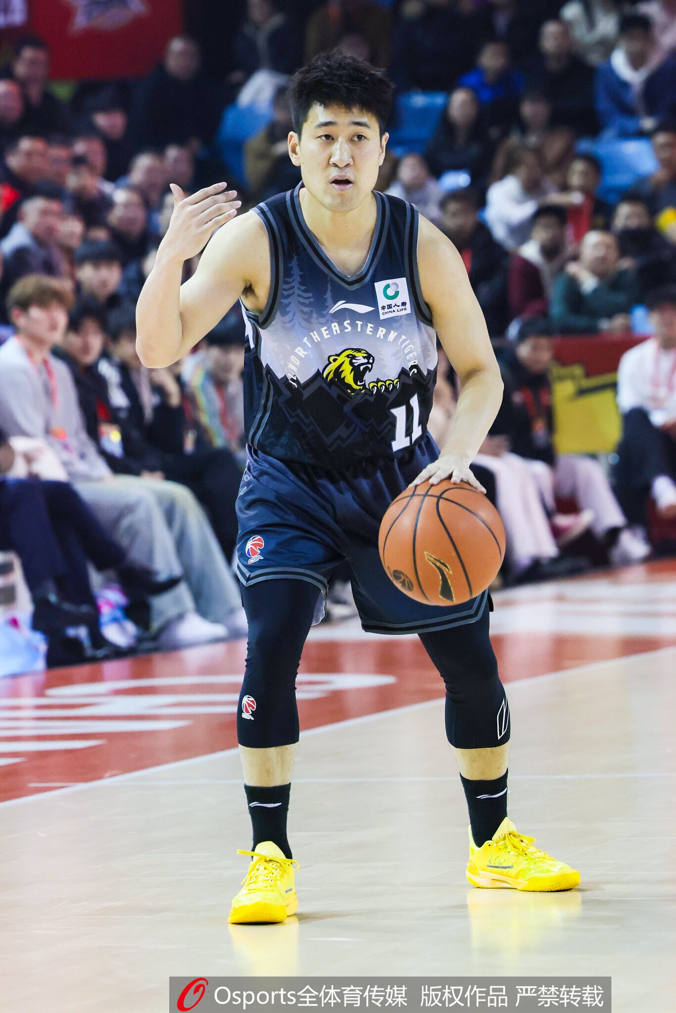 后场双枪！姜伟泽和摩尔半场合计12中8砍25分 三分合计7中5