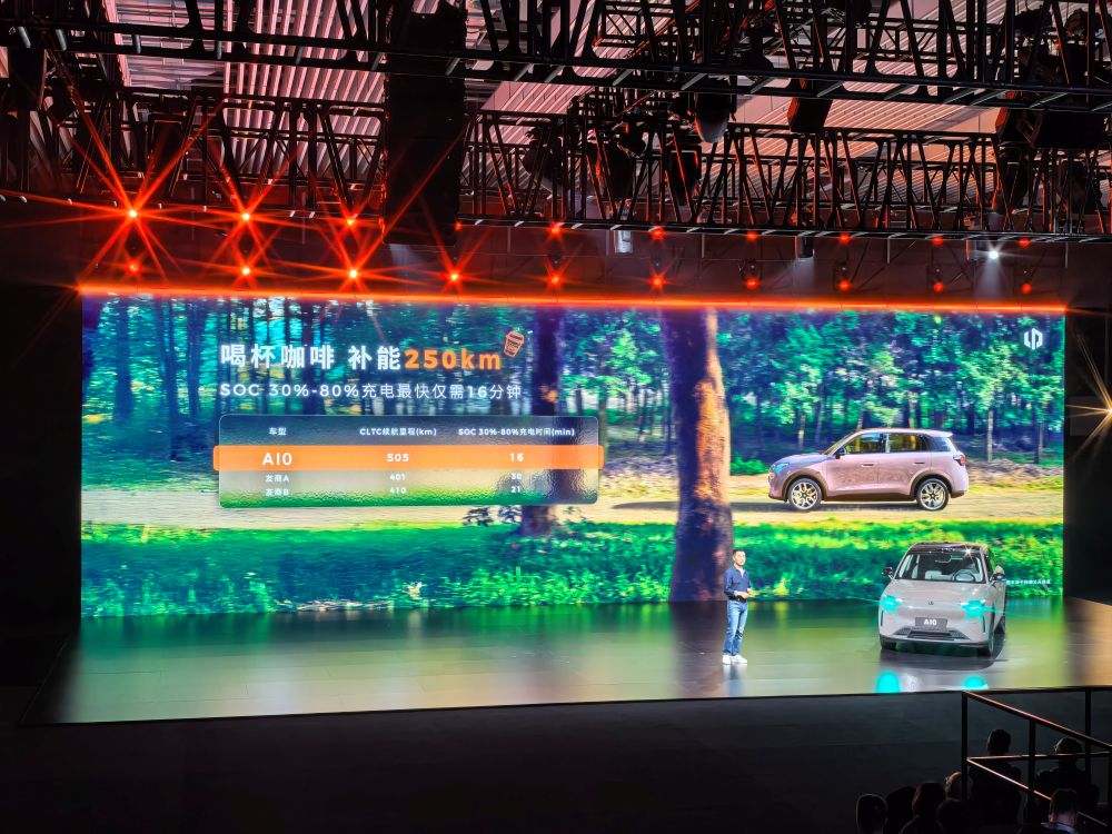 ▲新车电量从30%充至80%耗时最快仅需16分钟