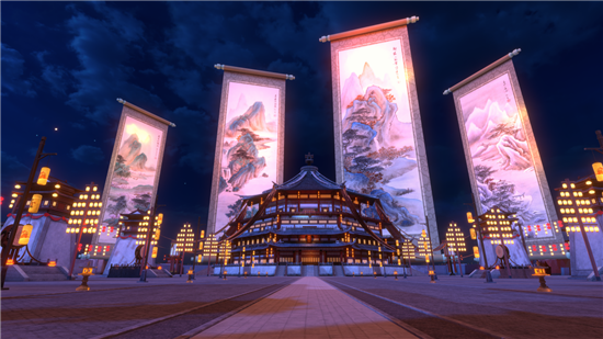 ���ƹ�ҹ�硷չ���ĺ�Ԫ��XRʵ�������ϲ���Ժ��ͼ��